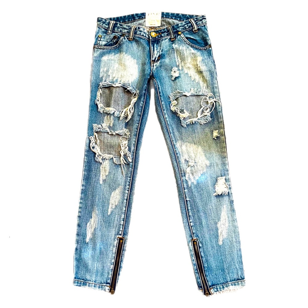 One Teaspoon Distressed Skinnies